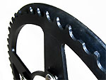 New: Chain ring 70 t. with integrated chain guard