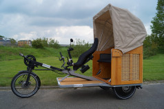 Beach basket for two passengers